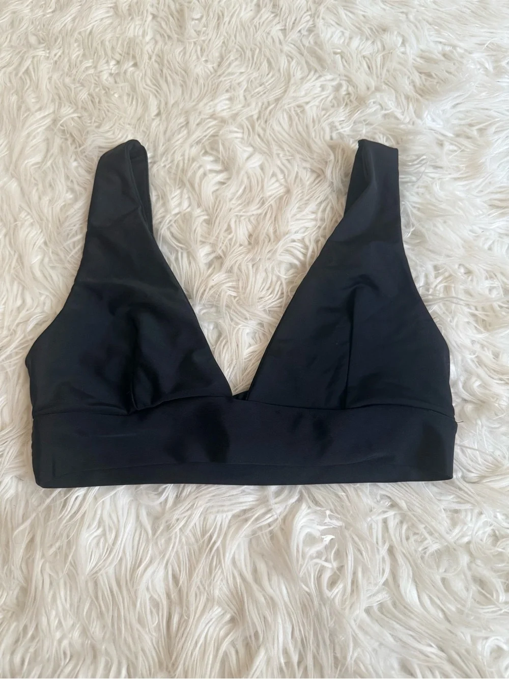 Lulu's Black V-Neck Bralette